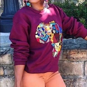 Africa Continent Sweatshirts